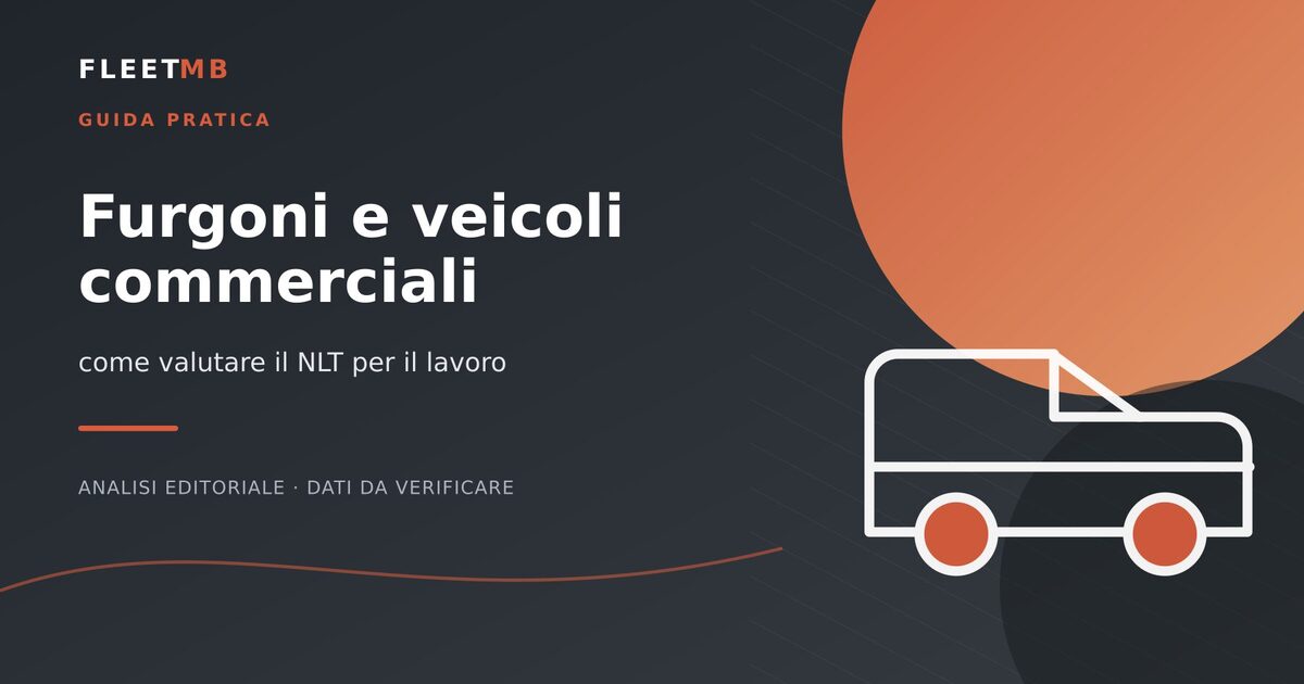 Illustrazione editoriale di un furgone commerciale per il lavoro di aziende e artigiani